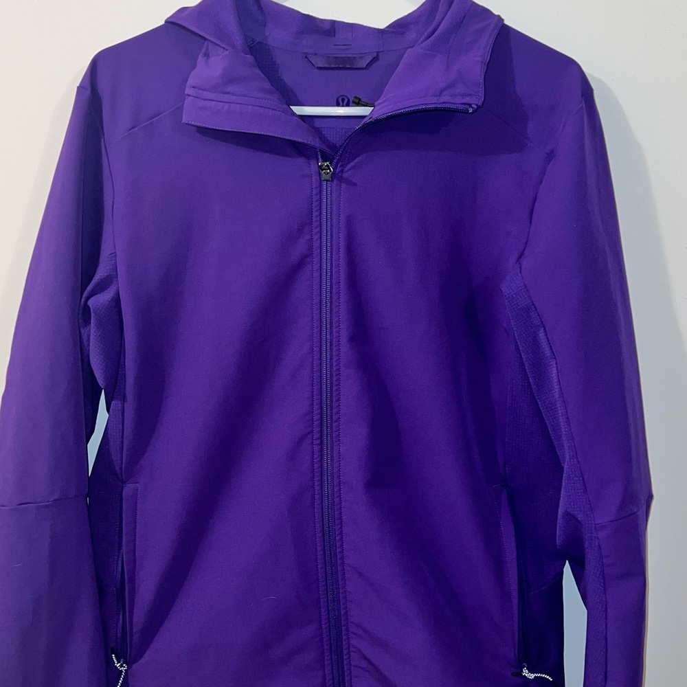 Lululemon petrol purple warp light jacket *packable*